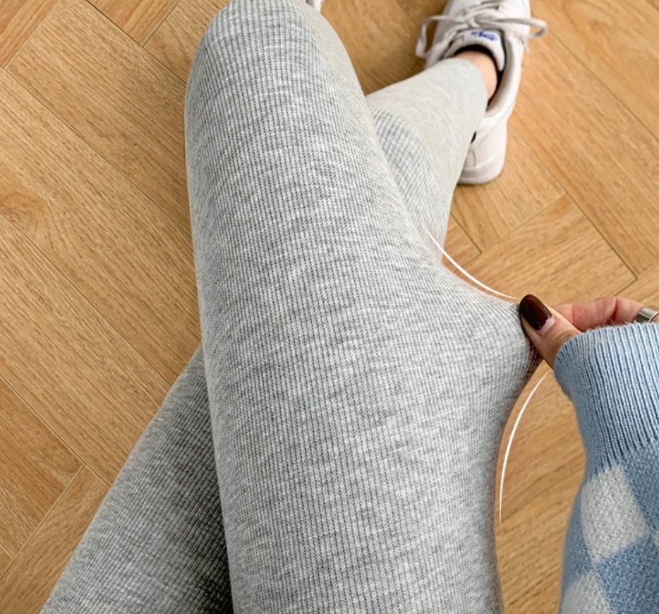 Solid Long Pants Skinny Workout Leggings Basic Pants - Zeprah