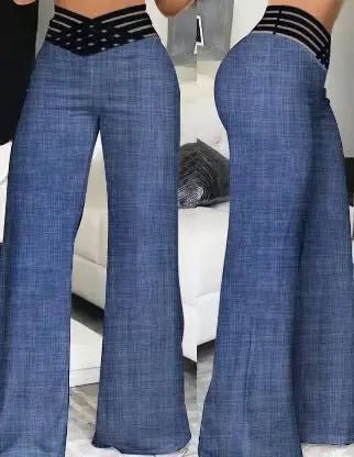 Solid Long Pants Versatile Trendy Trousers Casual Pants - Zeprah