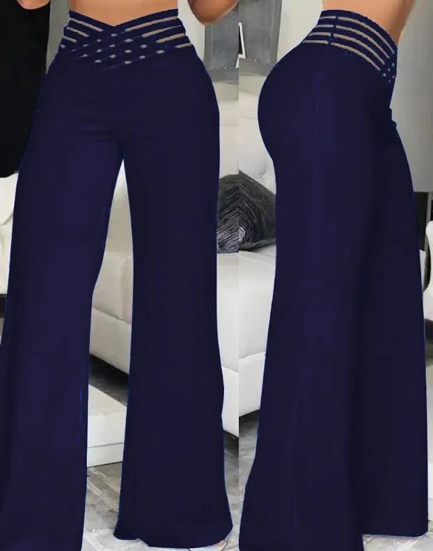 Solid Long Pants Versatile Trendy Trousers Casual Pants - Zeprah