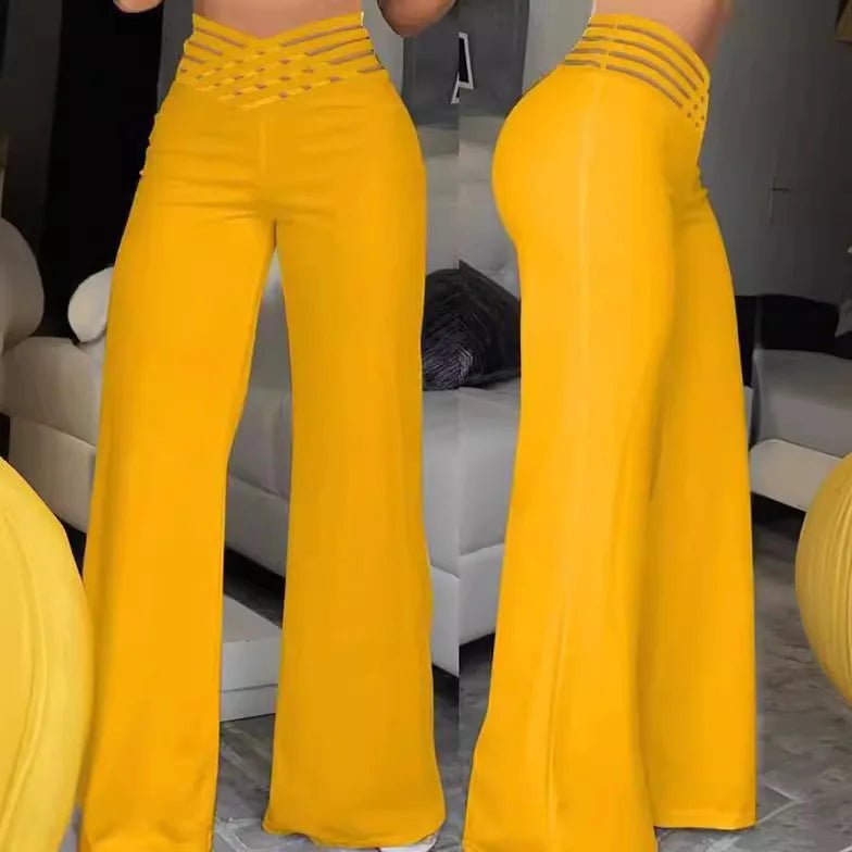 Solid Long Pants Versatile Trendy Trousers Casual Pants - Zeprah