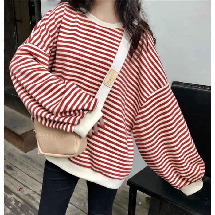 Spring Autumn Women's Loose Lantern - Sleeve Long - Sleeve Top Trendy Mid - Length Fashion Lightweight Outerwear - Zeprah
