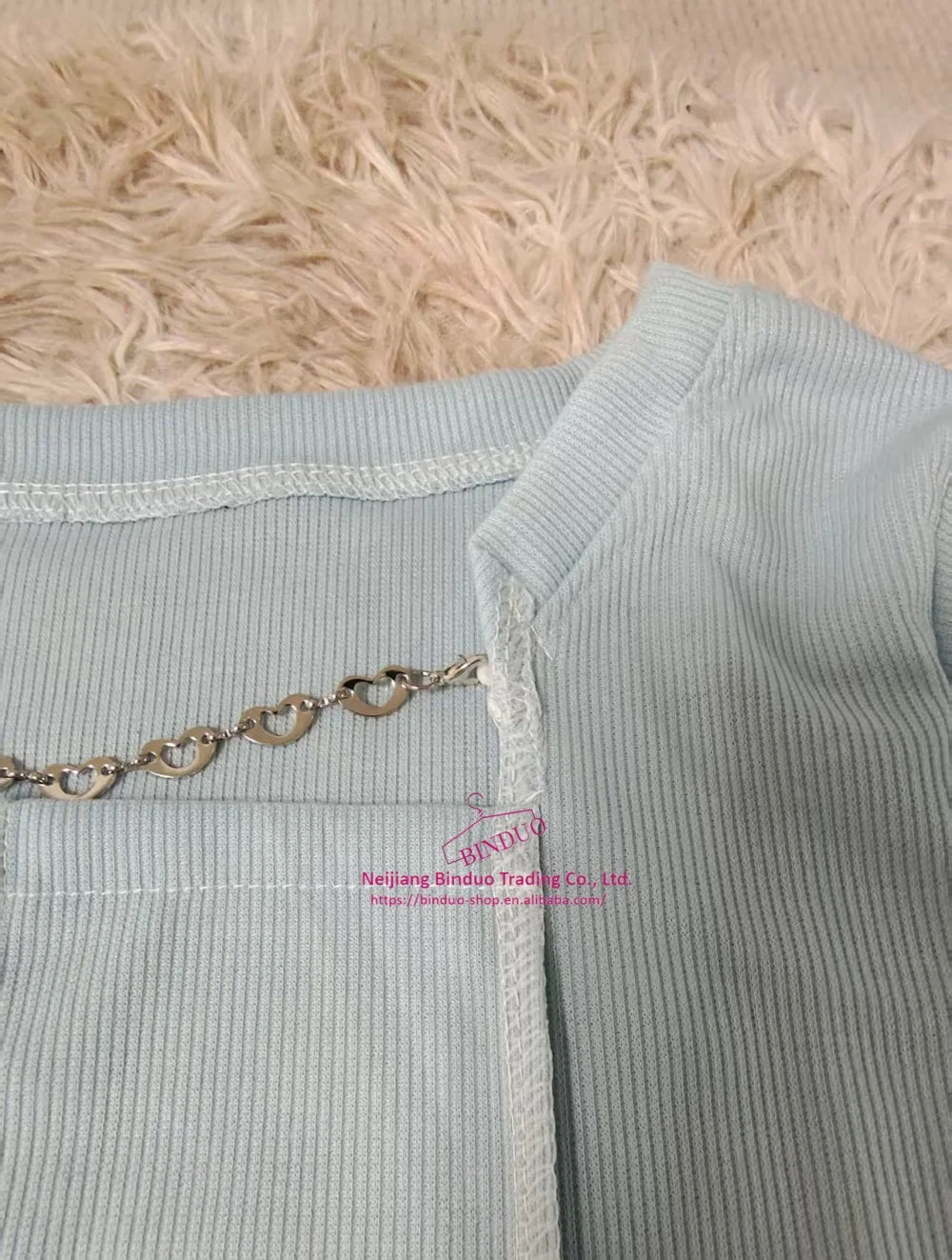 Square Collar Irregular Blouse Lightweight Crop Top Slim - fit Long Sleeve T-shirt - Zeprah