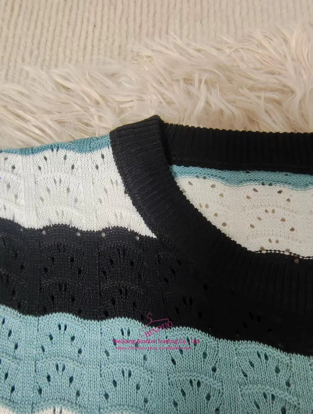 Streak Sweater Dresses Loose - fit Women's Dresses Ice Silk Dress - Zeprah