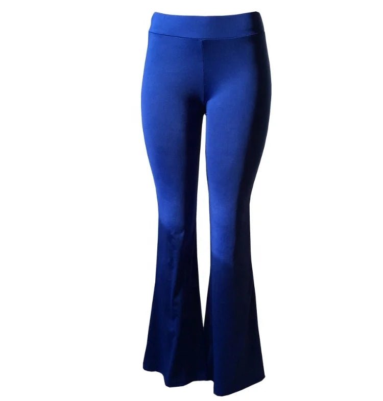 Stretch Flare Trousers Elegant Striped Trousers Trendy Pants - Zeprah