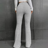 Stretch Long Pants Trendy Premium Quality Trousers Flared Pants - Zeprah