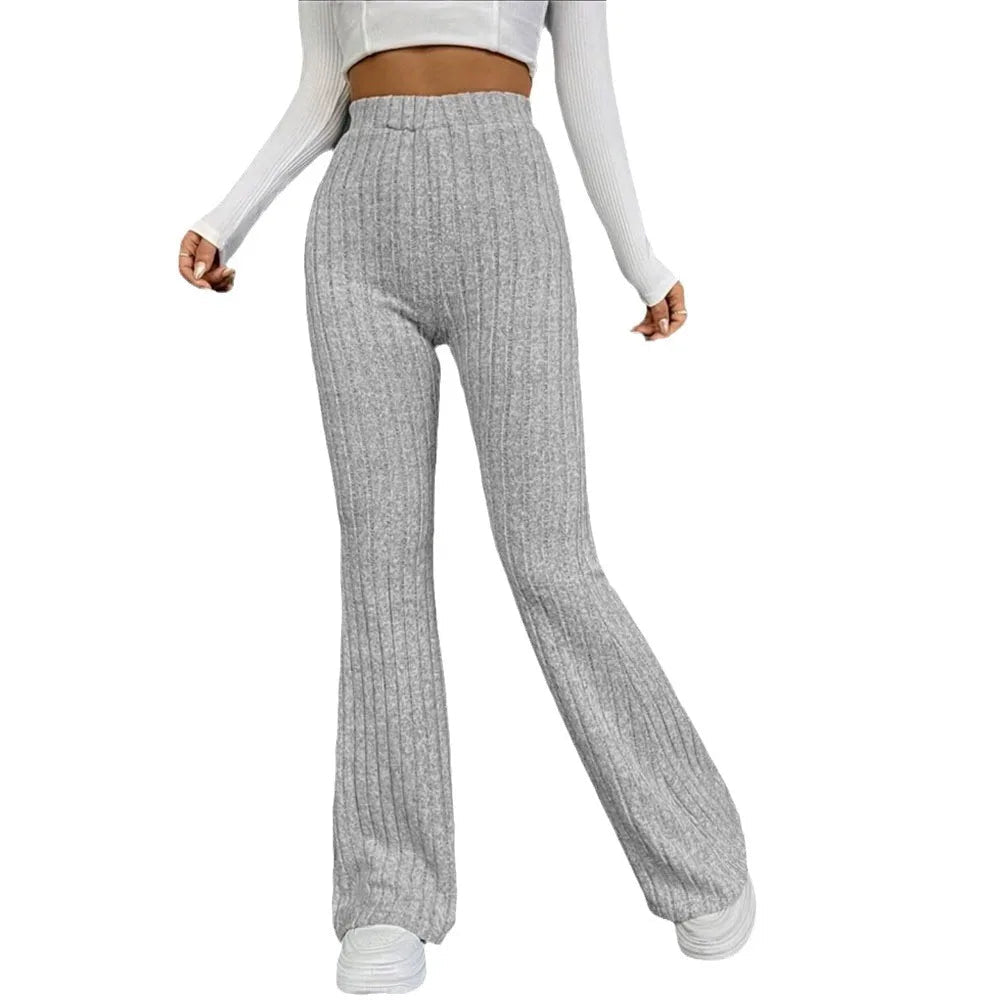 Stretch Long Pants Trendy Premium Quality Trousers Flared Pants - Zeprah