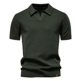 Summer High Quality Pineapple Pattern Polo Shirt Men Business Seagull Collar Men's Short Sleeve Sweater Polo - Zeprah