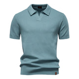 Summer High Quality Pineapple Pattern Polo Shirt Men Business Seagull Collar Men's Short Sleeve Sweater Polo - Zeprah