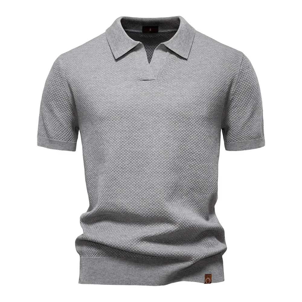 Summer High Quality Pineapple Pattern Polo Shirt Men Business Seagull Collar Men's Short Sleeve Sweater Polo - Zeprah