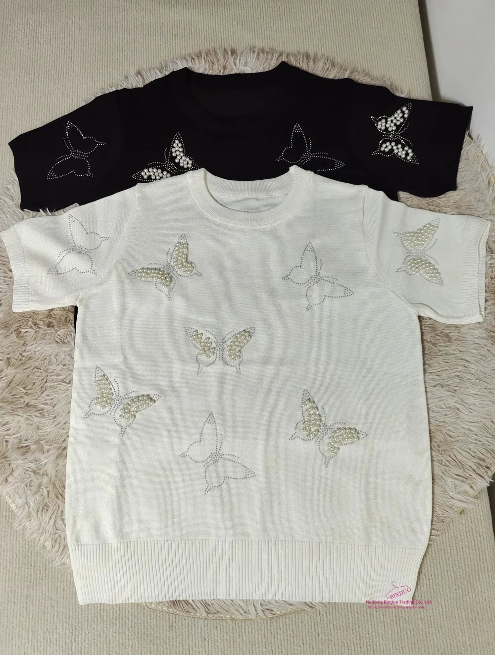 Summer New 2025 Women's Clothing Round Neck Fashionable Women's T-shirts Chic T-shirt - Zeprah