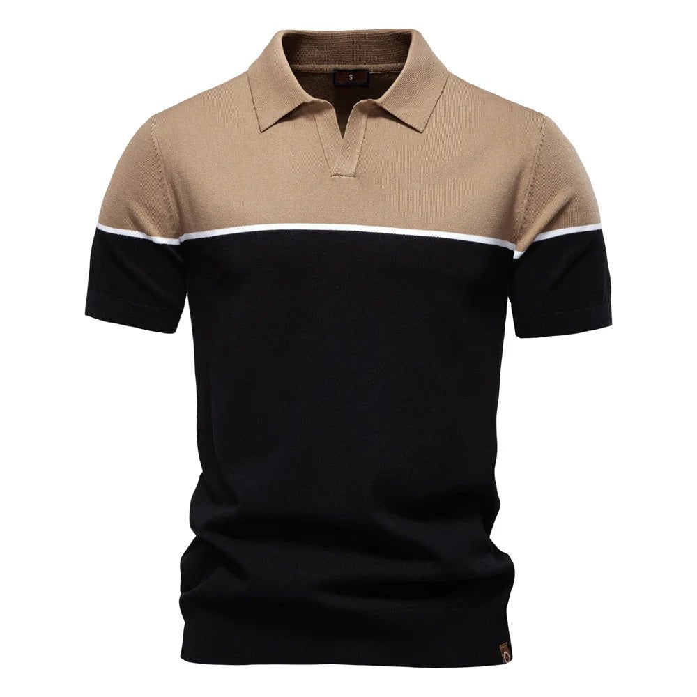 Summer New Men's Short Sleeve Jersey Solid Blank Anti - Pilling Casual for Shirt - Zeprah