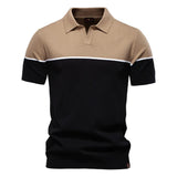 Summer New Men's Short Sleeve Jersey Solid Blank Anti - Pilling Casual for Shirt - Zeprah