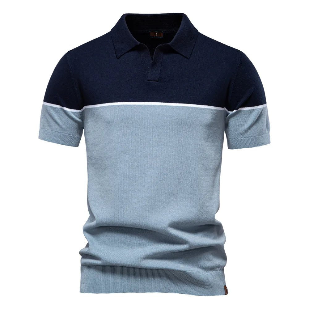 Summer New Men's Short Sleeve Jersey Solid Blank Anti - Pilling Casual for Shirt - Zeprah