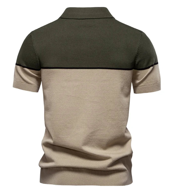 Summer New Men's Short Sleeve Jersey Solid Blank Anti - Pilling Casual for Shirt - Zeprah