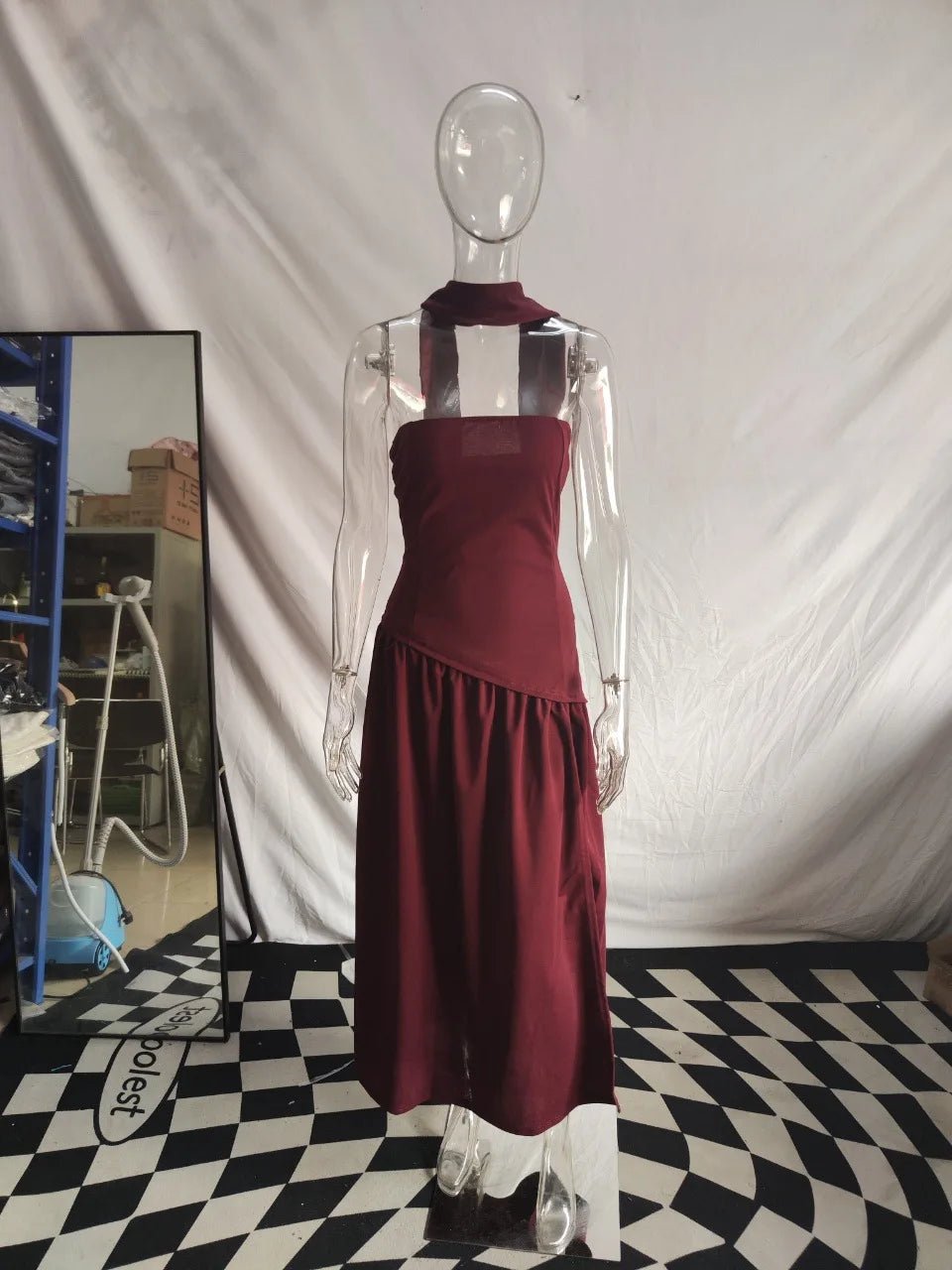 Summer Prom New Sexy Backless Strapless Gown Sleeveless Tight Evening Long Fitted Wedding Dresses With Front Slit for Women - Zeprah