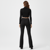 Summer Skinny Trousers Double - breasted Trousers Unique Flare Trousers - Zeprah