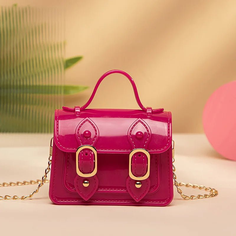 Summer Small Kid Jelly Purses and Bags Girl Kids Mini Handbags Black Jelly Bag - Zeprah