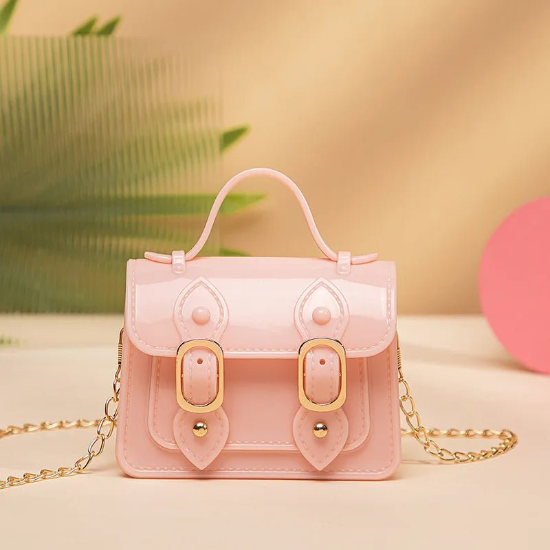 Summer Small Kid Jelly Purses and Bags Girl Kids Mini Handbags Black Jelly Bag - Zeprah