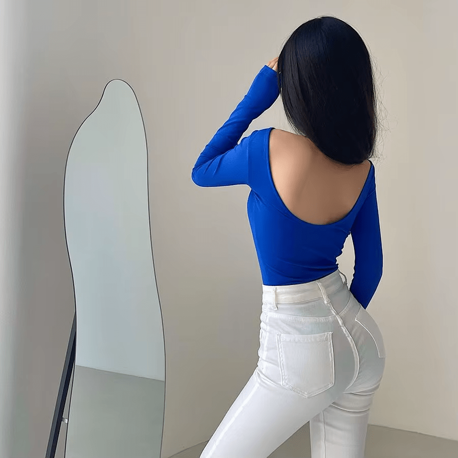 Sweet Slim - Fit Crewneck Long Sleeve Base Shirt | Quick Dry Jersey Top - Zeprah