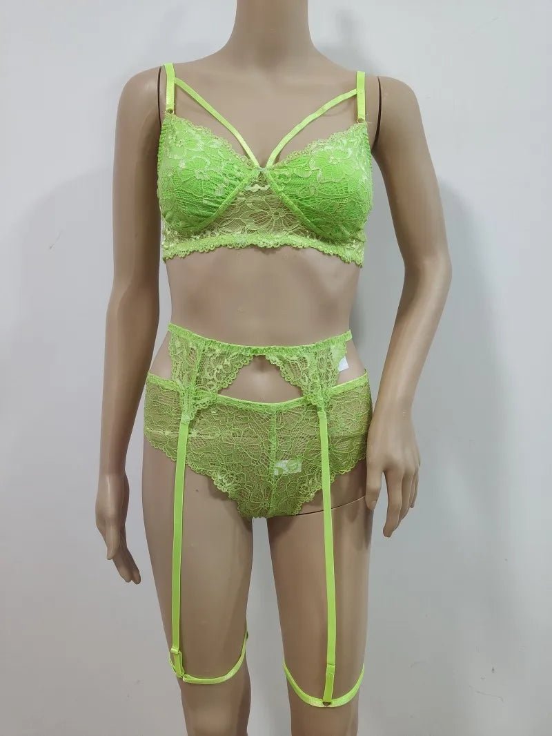 Teddy Babydoll Women's Underwear Women Lingerie Set With Garter Belt - Zeprah