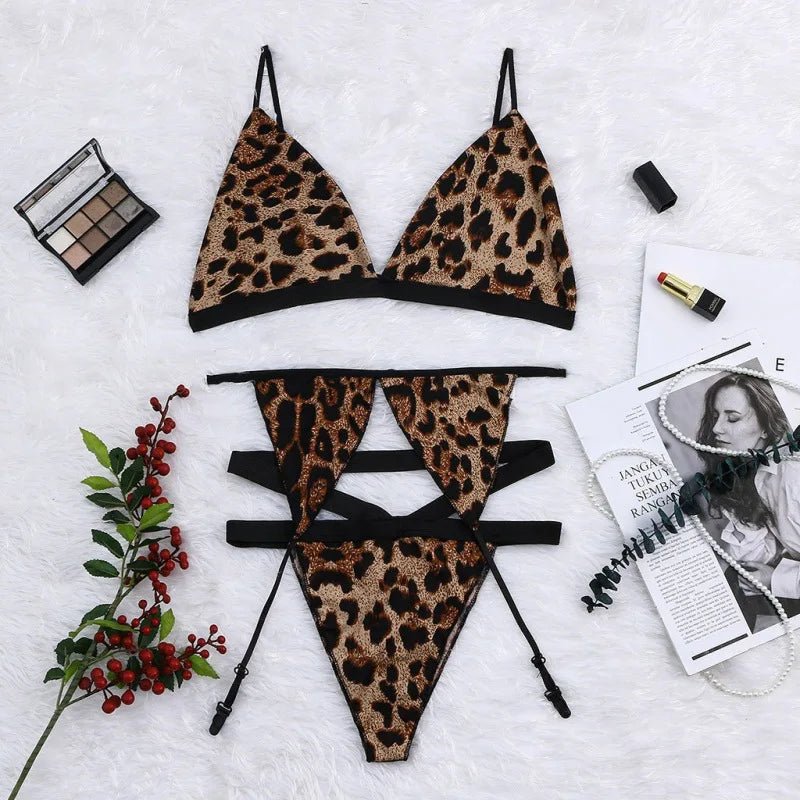 Teddy Babydoll Women's Underwear Women Lingerie Set With Garter Belt - Zeprah