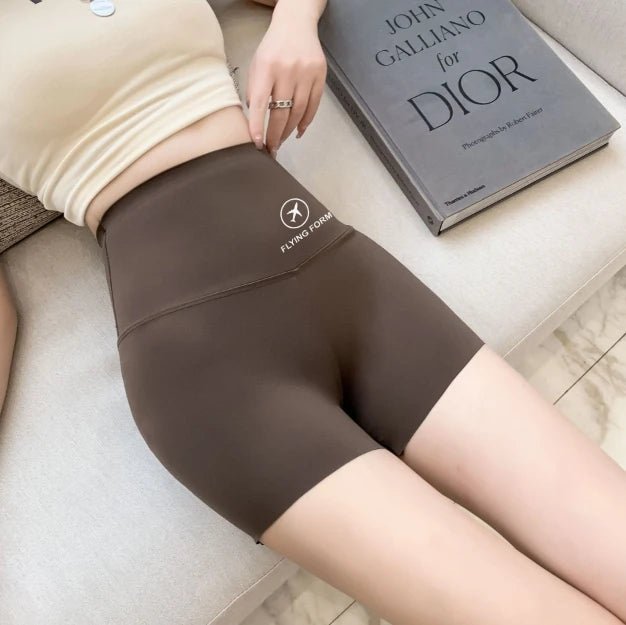 Three - point Shark Pants Summer Thin Belly Hip - lifting Airplane Pants Safety Pants Women's Anti - walking Leggings Shorts - Zeprah