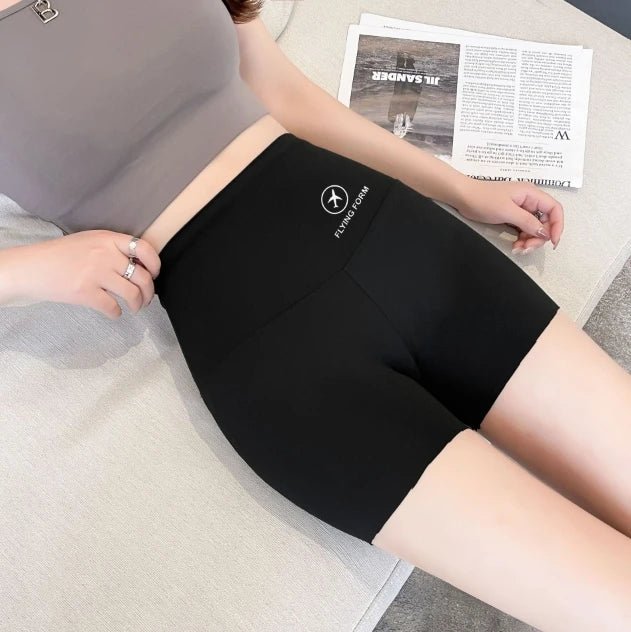 Three - point Shark Pants Summer Thin Belly Hip - lifting Airplane Pants Safety Pants Women's Anti - walking Leggings Shorts - Zeprah