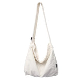 TOP Design Women Canvas Shoulder Bag Hobo Large Casual Crossbody Handbag Retro Distressed Washed Tote Bag - Zeprah