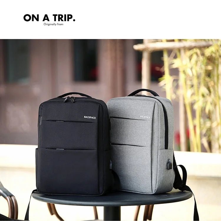 Top Seller Business Laptop Bag Polyester Fashion Outdoor Casual Bag School Travel Women Men Smart Backpack with USB - Zeprah