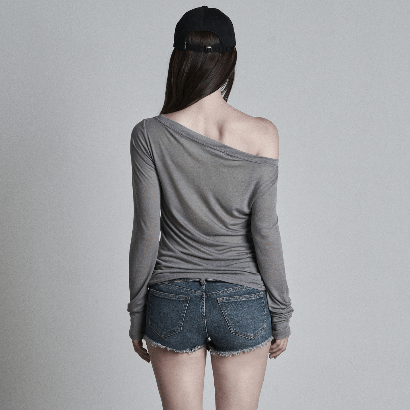 Top with Graphic Print – Off - Shoulder Long Sleeve Style - Zeprah