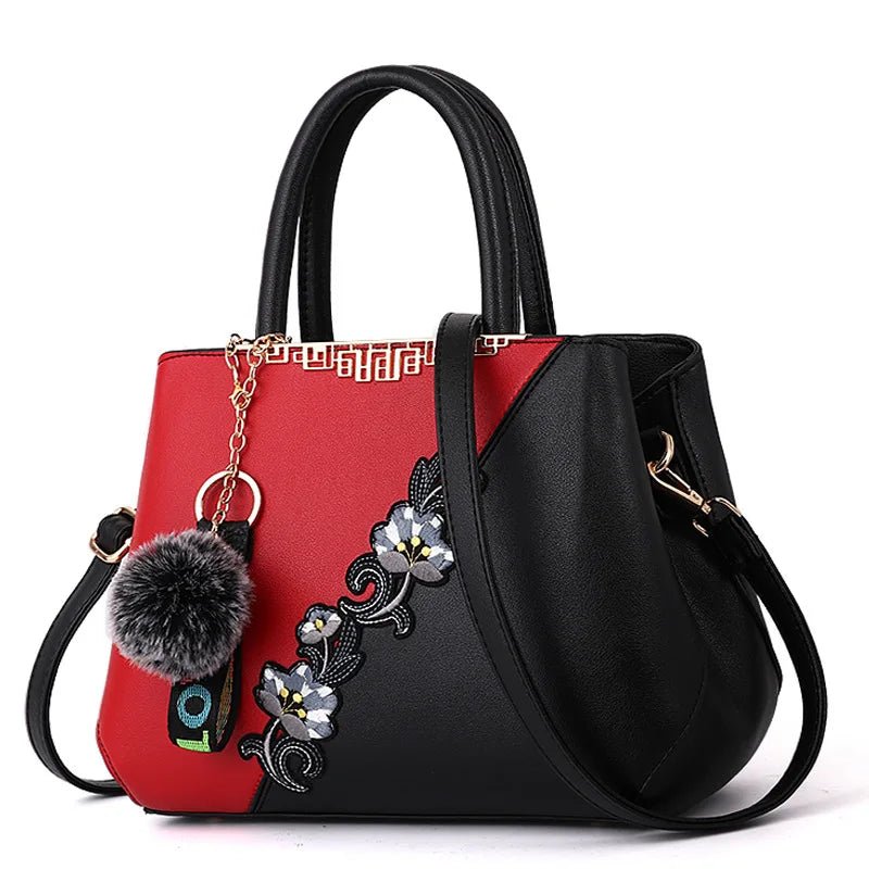 Traditional Flower Vase - Style Handbag for Women Fashion Bolsa Feminina De Couro for Trade Shows School Season - Zeprah
