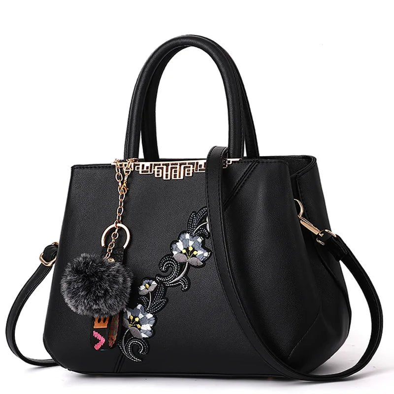 Traditional Flower Vase - Style Handbag for Women Fashion Bolsa Feminina De Couro for Trade Shows School Season - Zeprah