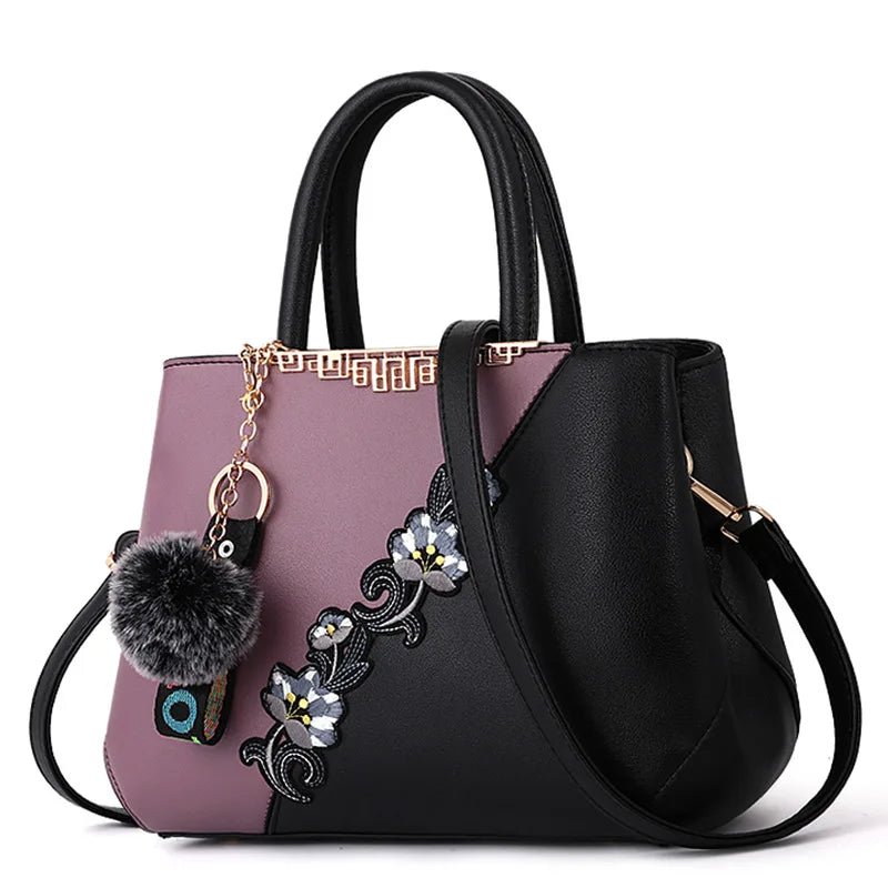 Traditional Flower Vase - Style Handbag for Women Fashion Bolsa Feminina De Couro for Trade Shows School Season - Zeprah