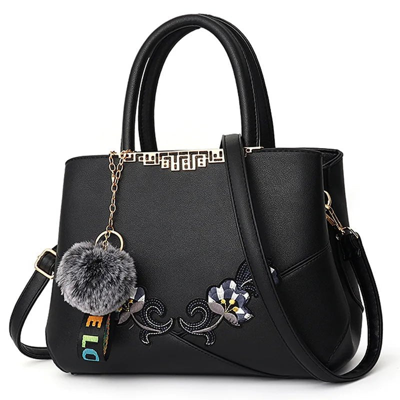 Traditional Flower Vase - Style Handbag for Women Fashion Bolsa Feminina De Couro for Trade Shows School Season - Zeprah