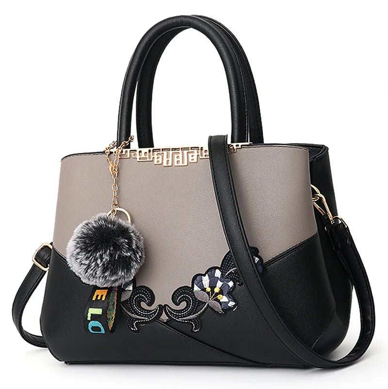 Traditional Flower Vase - Style Handbag for Women Fashion Bolsa Feminina De Couro for Trade Shows School Season - Zeprah