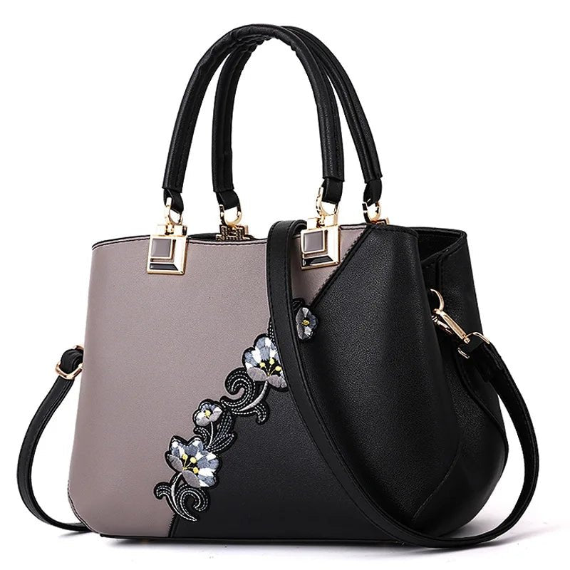 Traditional Flower Vase - Style Handbag for Women Fashion Bolsa Feminina De Couro for Trade Shows School Season - Zeprah