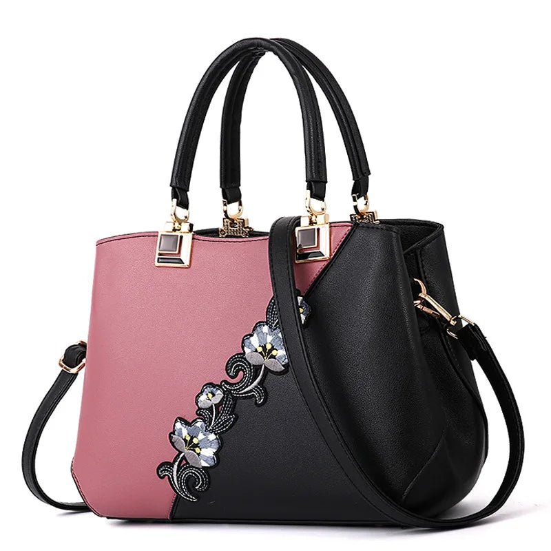 Traditional Flower Vase - Style Handbag for Women Fashion Bolsa Feminina De Couro for Trade Shows School Season - Zeprah