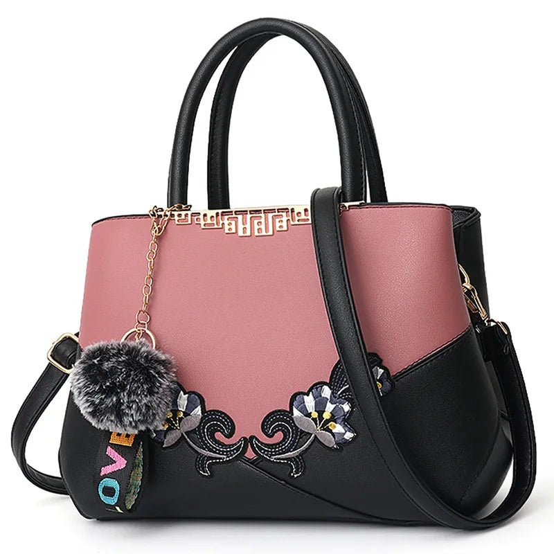 Traditional Flower Vase - Style Handbag for Women Fashion Bolsa Feminina De Couro for Trade Shows School Season - Zeprah