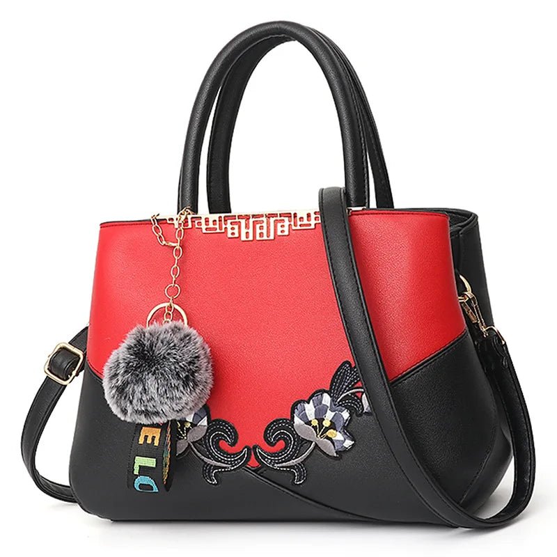 Traditional Flower Vase - Style Handbag for Women Fashion Bolsa Feminina De Couro for Trade Shows School Season - Zeprah