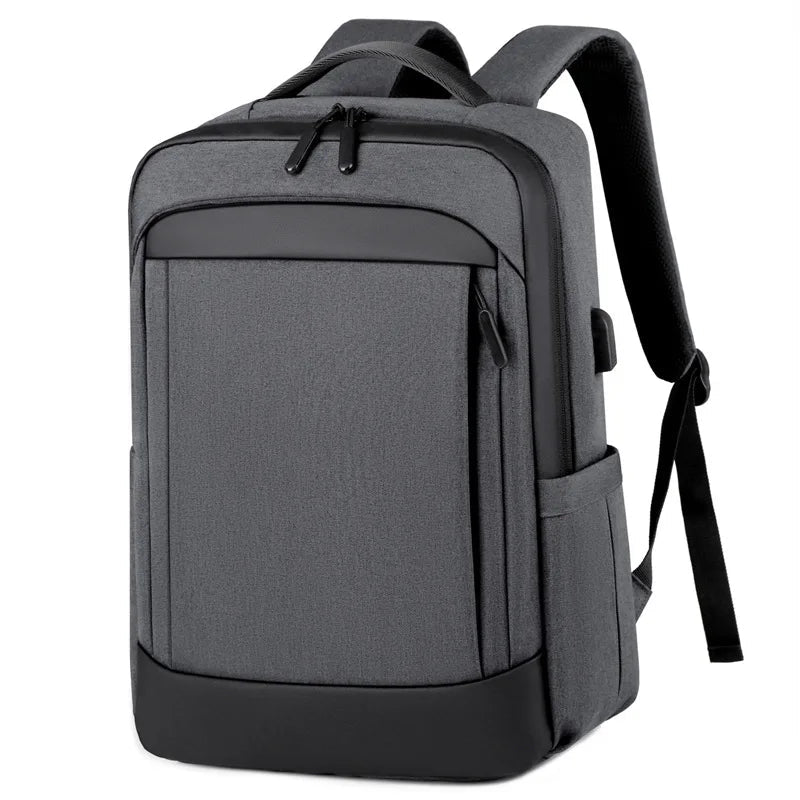 Travel Daypack USB Charging Computer Bags Oxford Waterproof Backbag Men Laptop Bag Backpack - Zeprah