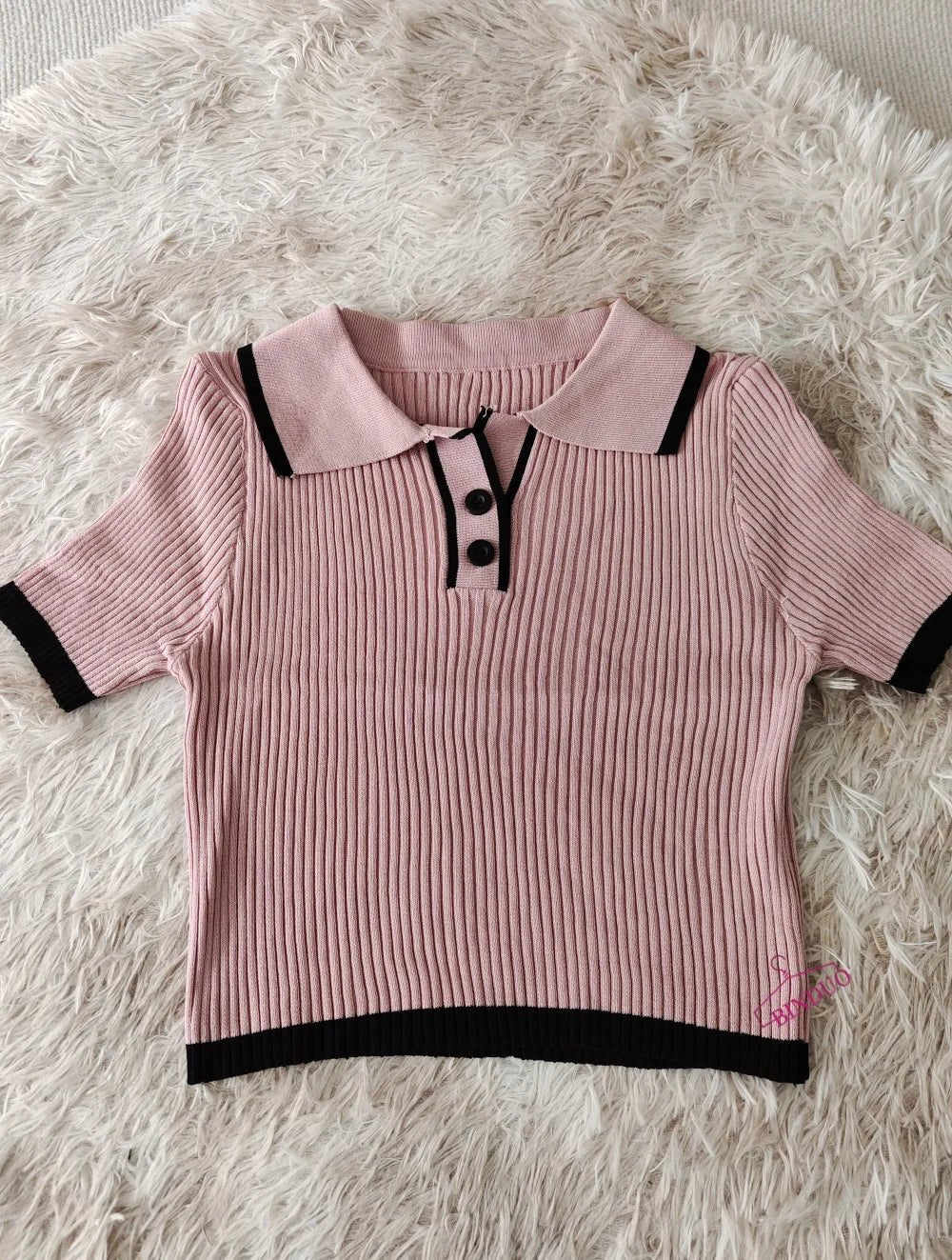 Trendy Graphic Tee Knitted T-shirt for Women Elegant Crop Top - Zeprah