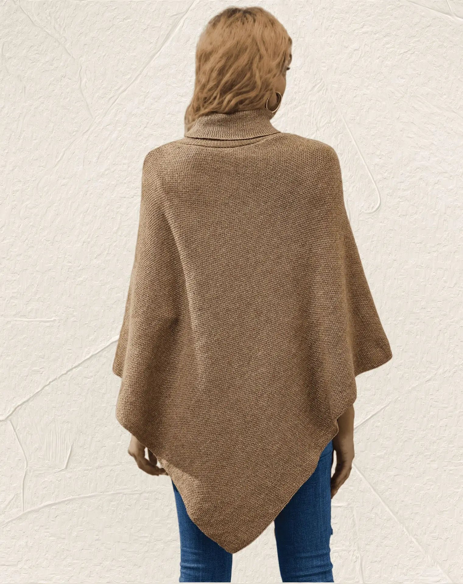 Turndown Cloak Simple Outerwear Coat Classic Sweater Coat - Zeprah