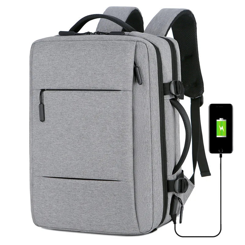 Unisex Waterproof Oxford Computer Backpack with Large Capacity Zipper Closure for Students School & Travel - Zeprah