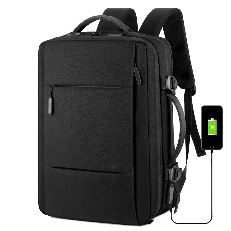 Unisex Waterproof Oxford Computer Backpack with Large Capacity Zipper Closure for Students School & Travel - Zeprah