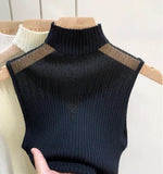 V - neck Tank Top for Women Floral Stripe Basic tank Top Fashionable Strapless Top - Zeprah