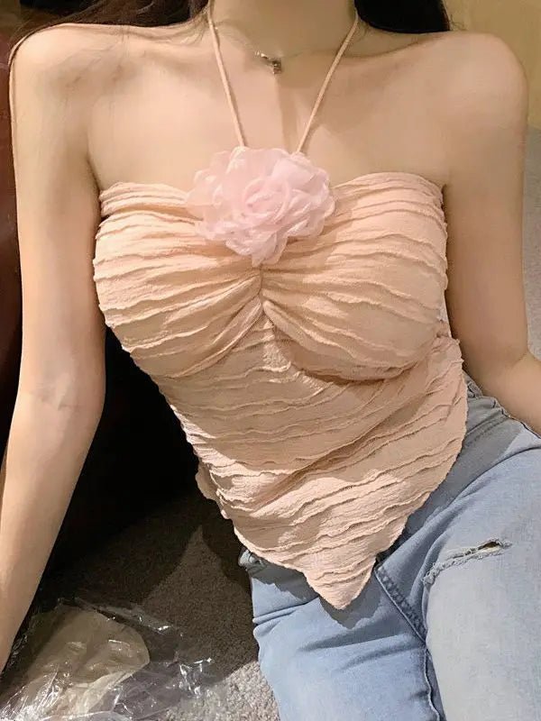 Vacation Style Sexy Crop Top Cami Women's Camisoles - Zeprah