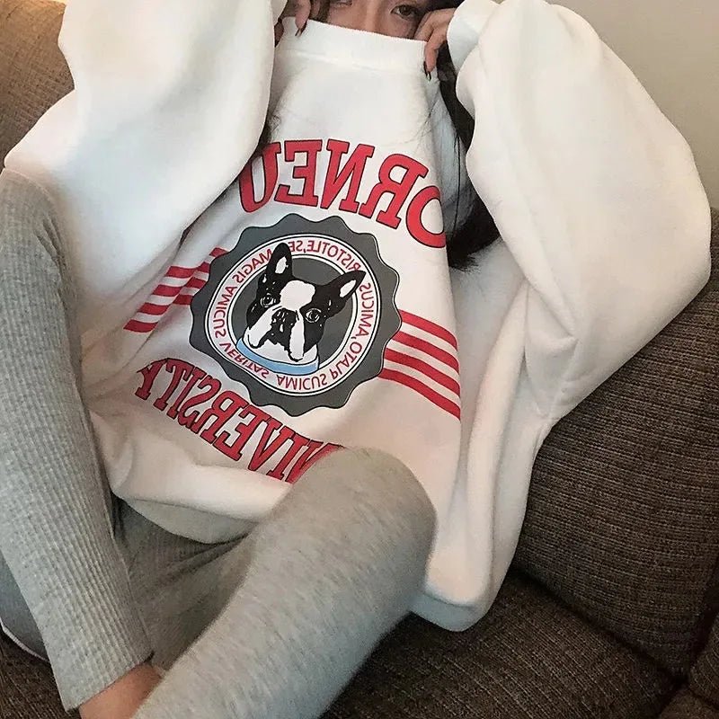 Versatile Best Sale Loose - fit Women's Long - sleeved Top Long Sleeve Base Shirt - Zeprah