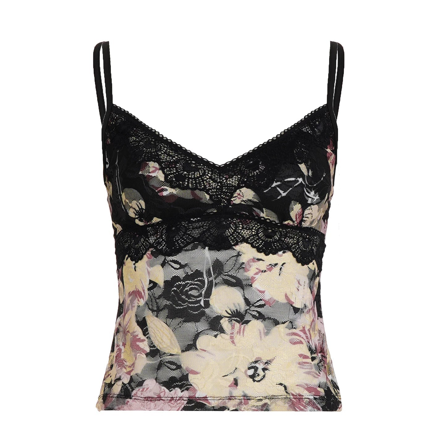 Vintage Floral Lace Tank Tops Sexy Backless Gothic Short Sleeveless Bustier Summer - Zeprah