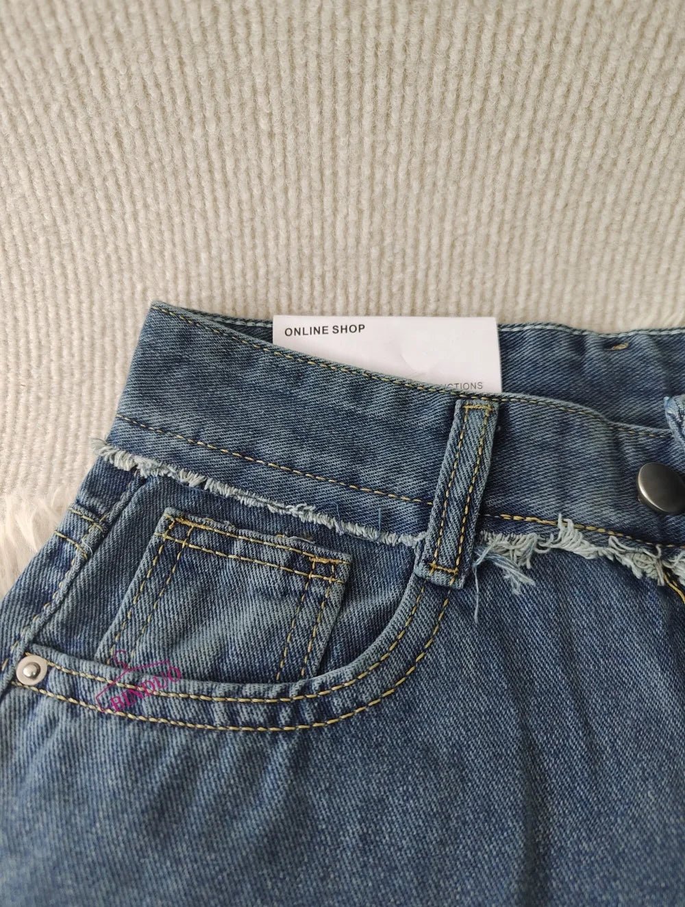 Vintage Jeans Denim Trendy Slacks Loose - fit Long Pants - Zeprah