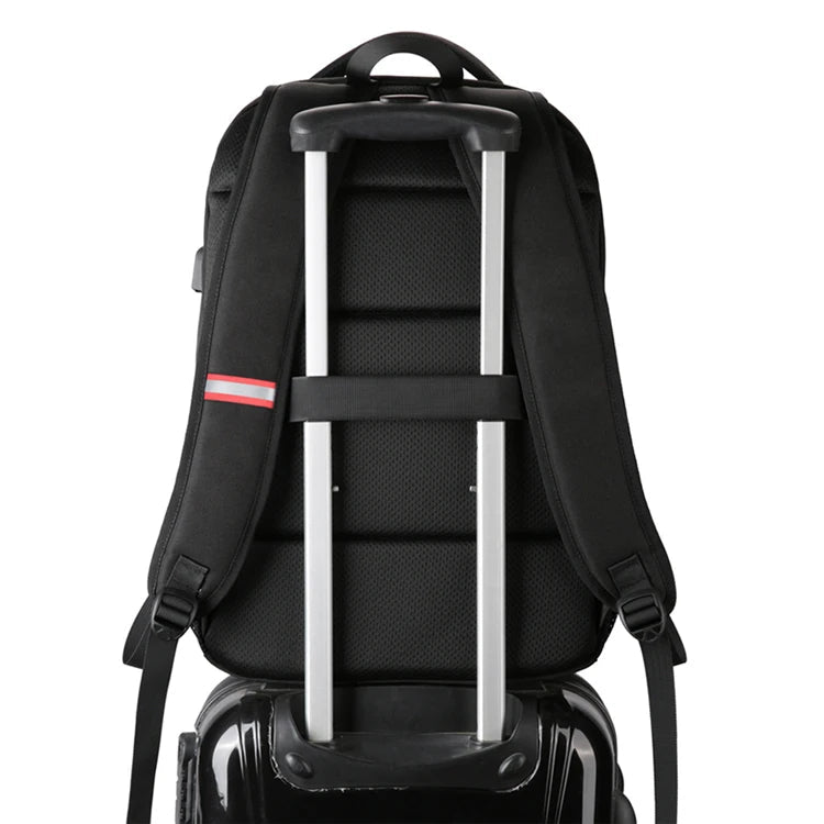 Waterproof College School Laptop Backpack for Men Travel Backpack With USB Charging Business Laptop Backpack - Zeprah